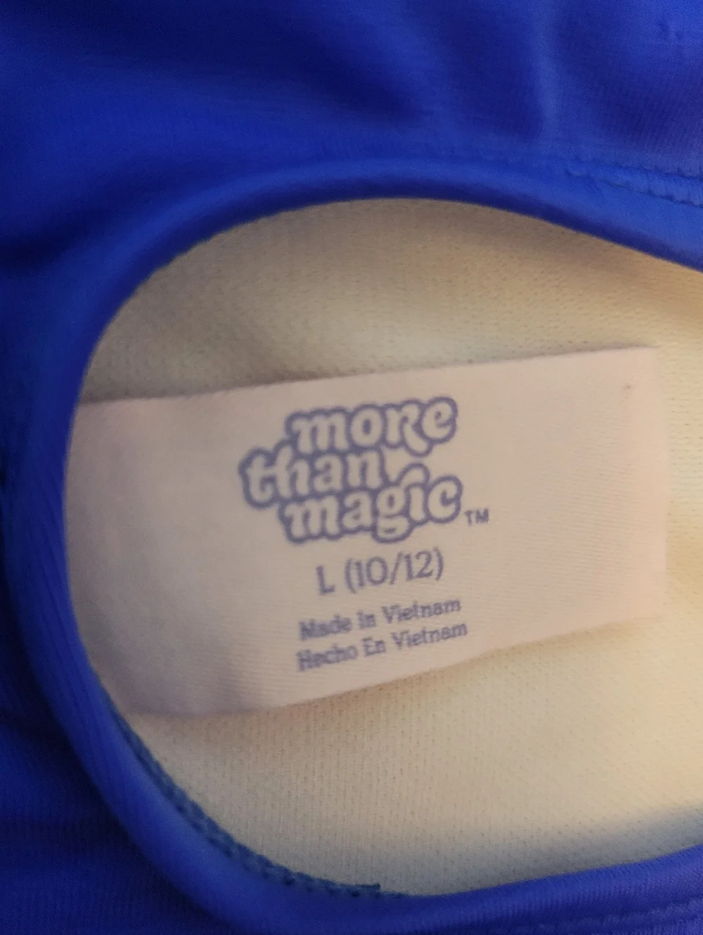 More Than Magic Swimsuit One Piece‎ Tie Dye Heart Crossed Straps Girls L (10/12)